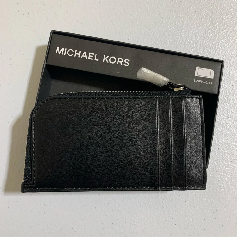 Michael Kors Leather Long Zip Mini Wallet-NWT